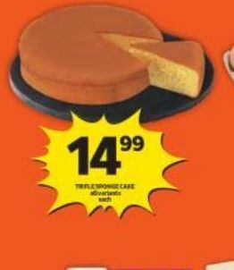 Shoprite Cakes offer