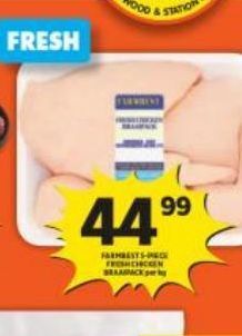 Shoprite Chicken quarters offer