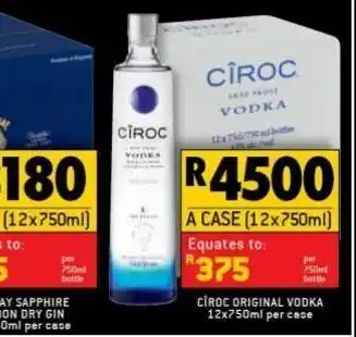 Shoprite Liquor Ciroc vodka offer