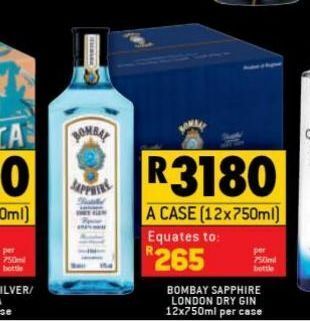 Bombay sapphire gin