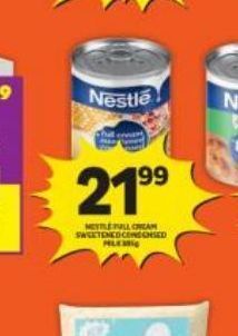 Shoprite Nestlé condensed milk offer