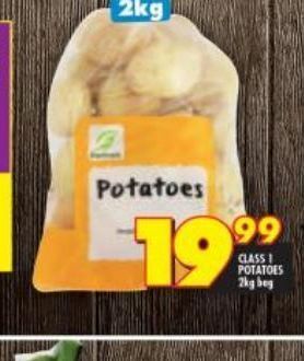 Shoprite Potatoes offer