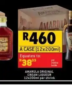 Shoprite Liquor Amarula liqueur offer