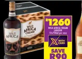 Shoprite Liquor Wild africa liqueur offer