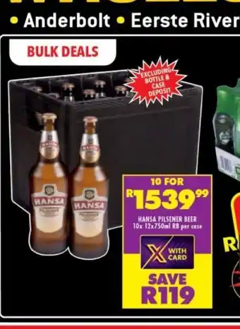 Shoprite Liquor Hansa beer offer