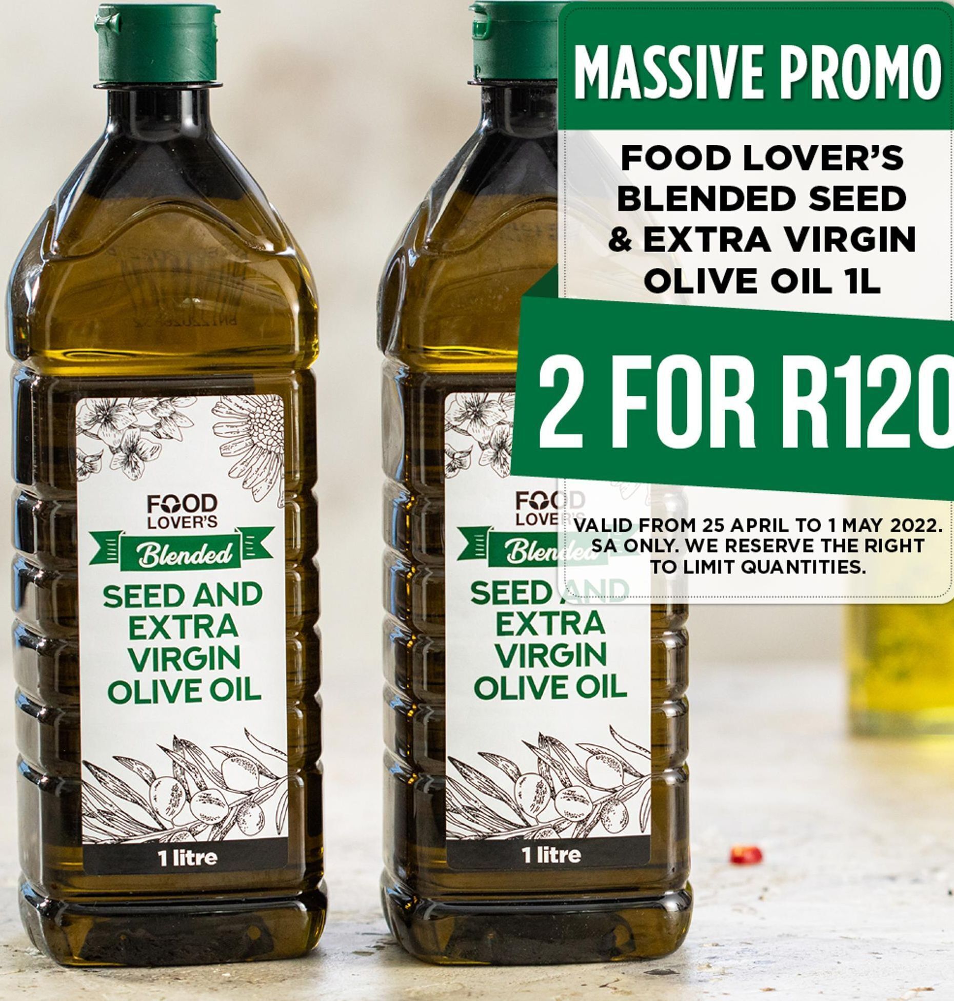 Food lover's market olive oil 2 offer at Food Lover's Market