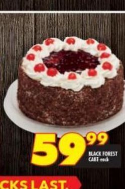 Shoprite Cakes offer