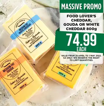 Food lover's market gouda cheese