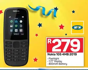 Pick n Pay Nokia 105 $MB 2019 offer