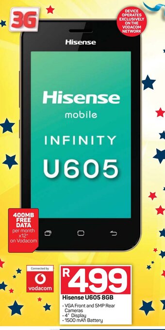 Pick n Pay Hisense U605 8GB offer
