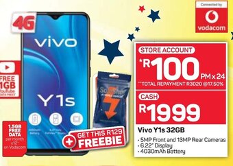 Pick n Pay Vivo Y1s 32GB offer
