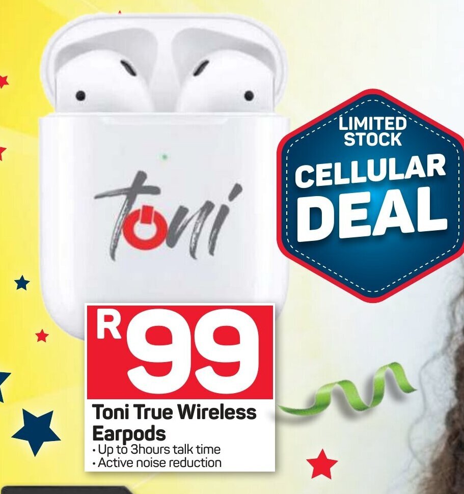 Pick n Pay Toni True Wireless Earpods offer