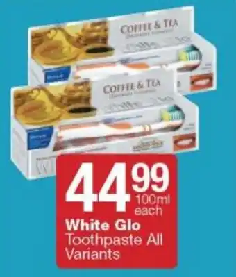 White Glo Tothpaste 100ml