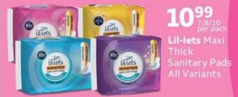 Checkers Lil-lets Maxi Thick Sanitary Pads offer