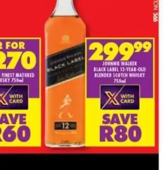 Shoprite Liquor Johnnie walker black label whiskey offer