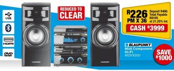OK Furniture Midi component hi-fi mdvx300 offer