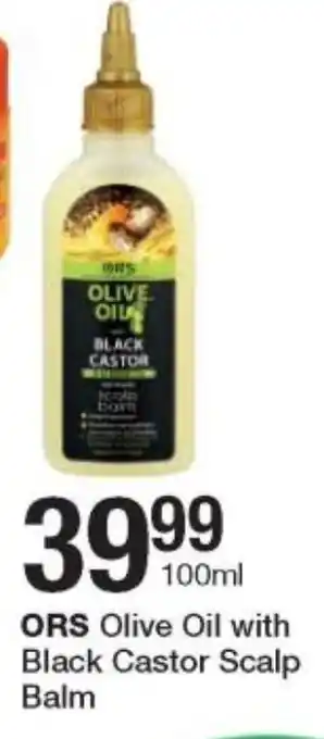 Checkers ORS Olive Oil with Black Castor Scalp Balm 100ml offer