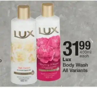 Checkers Lux Body Wash 400ml offer