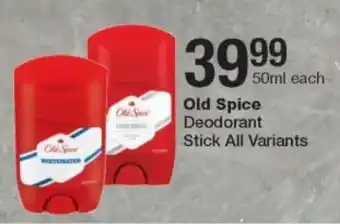 Checkers Old Spice Deodorant Stick 50ml offer
