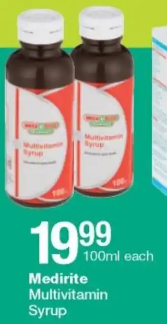 Checkers Medirite Multivitamin Syrup 100ml offer