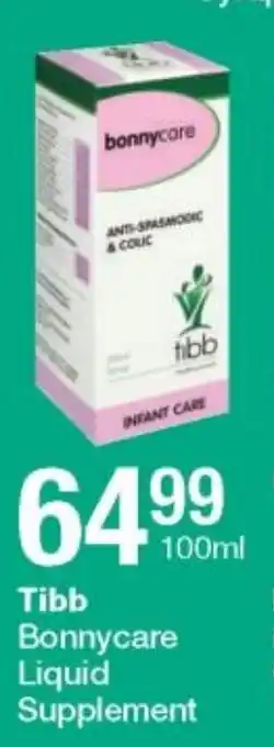Checkers Tibb Bonnycare Liquid Supplement 100ml offer