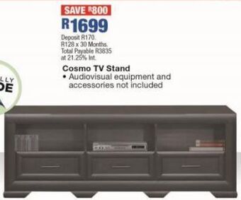 OK Furniture Cosmo tv stand offer