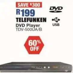 OK Furniture Telefunken dvd player tdv-500ua/b offer