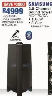 OK Furniture 2.0 channel sound tower mx-t70/xa offer