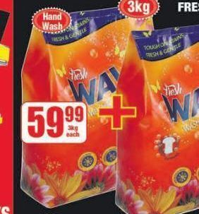 Boxer Fresh wave washing powder offer