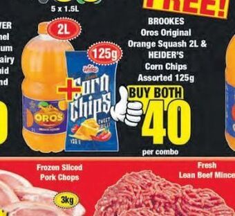 Boxer Oros fruit juice offer