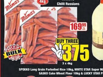 Boxer Mama's chilli russians 3 offer