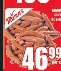 Boxer Mama's chilli russians offer