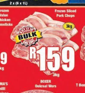 Boxer Pork chops offer