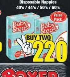Boxer Baby steps nappies 2 offer