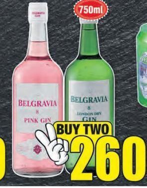 Boxer Belgravia gin 2 offer