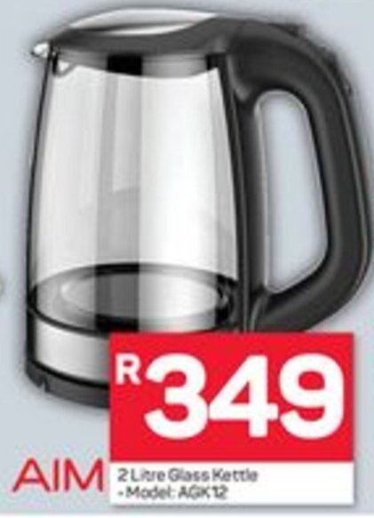 Pick n store pay glass kettle