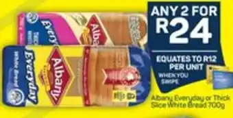 Pick n Pay Albany Everyday or Thick Slice White Bread offer