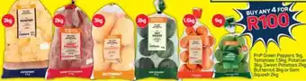 Pick n Pay PnP Green Peppers Tomatoes/Potatoes/Butternut/Gem Squash offer