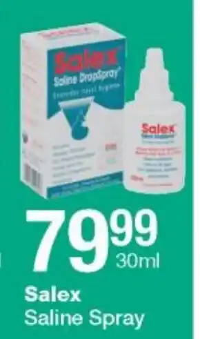 Checkers Salex Saline Spray 30ml offer