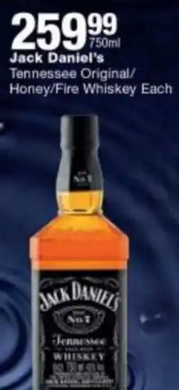 Checkers Liquor Shop Jack Daniel's 750ml offer