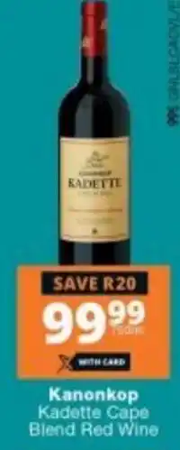 Checkers Liquor Shop Kanonkop offer