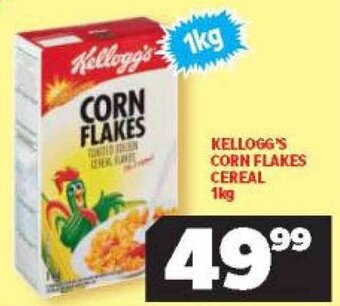 Usave Kellogg's Corn Flakes Cereal 1kg offer