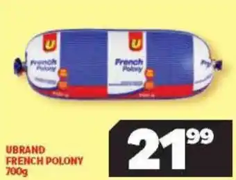 Usave Ubrand French Polony 700g offer
