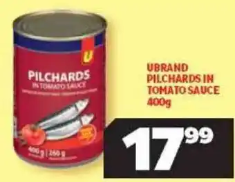 Usave Ubrand Pilchards In Tomato Sauce 400g offer