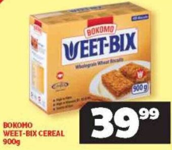 Usave Bokomo Weet-Bix Cereal 900g offer