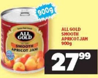 Usave All Gold Smooth Apricot Jam 900g offer