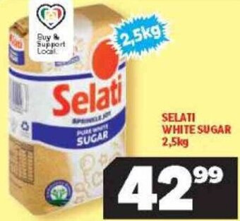 Usave Selati White Sugar 2,5kg offer