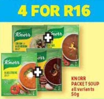 Usave Knorr Packet Soup 50g offer