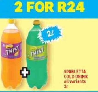Usave Sparletta Cold Drink 2L offer
