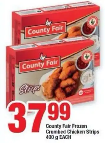 OK Foods County Fair Frozen Crumbled Chicken Strips 400g offer
